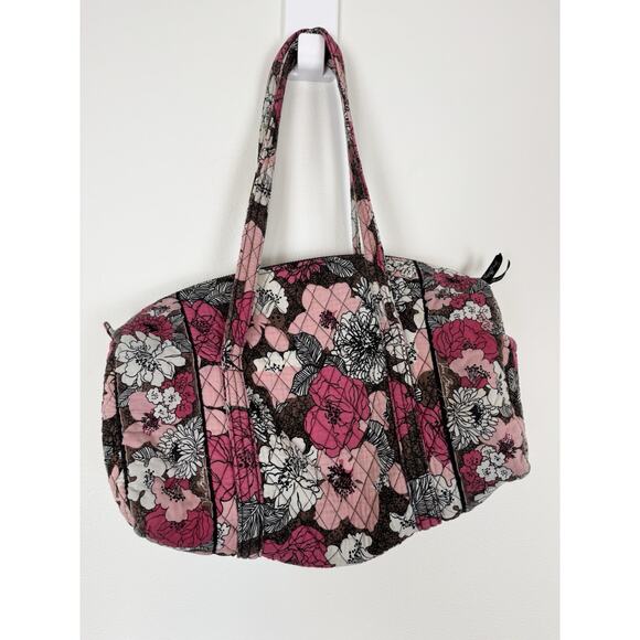 Vintage Vera Bradley Bohemian Roses Duffle Travel Gym Bag 18” retired pattern - Picture 1 of 7